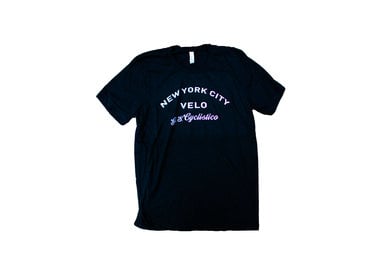 NYC Velo Ciclistico Heather/Gray/Pink T-Shirt