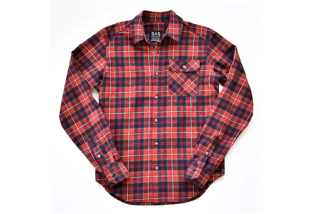 Search & State Search & State Brushed Flannel Shirt