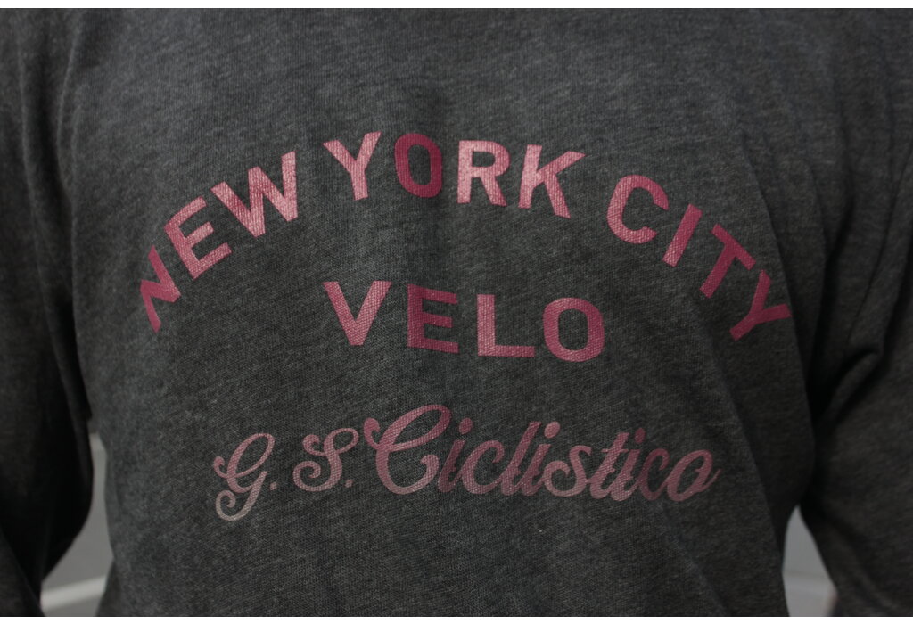 NYC Velo Ciclistico Red Gradient Tee