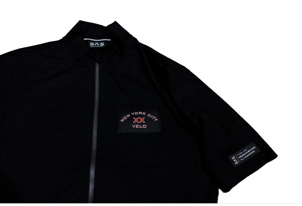 Search and State SAS X NYC Velo Short Sleeve Merino Riding Jersey