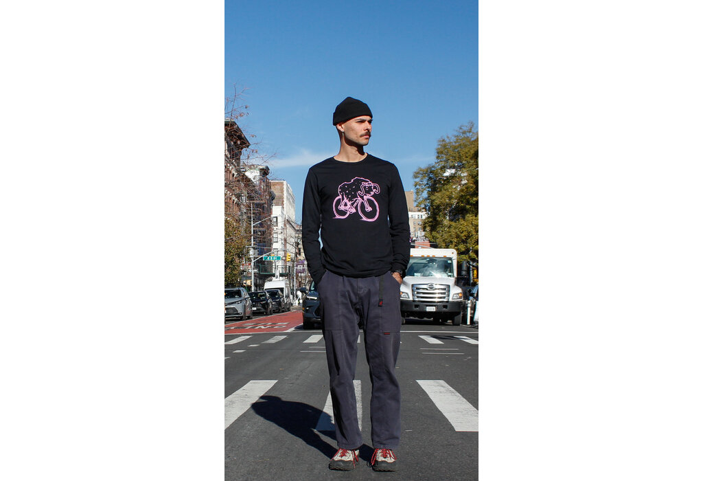 NYC Velo x Jeremy Fish LS Tee