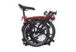 Brompton C Line 6 Speed S Handlebar Vermillion Red - Matt