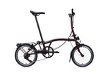 Brompton C-Line 4-Speed Mid-Handlebar Red Plum