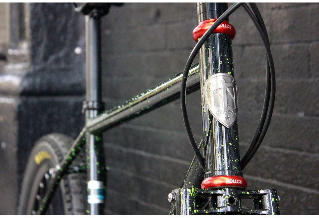 NYC Velo Custom Gorilla Monsoon 650b Flatbar 52cm Slimer Lime