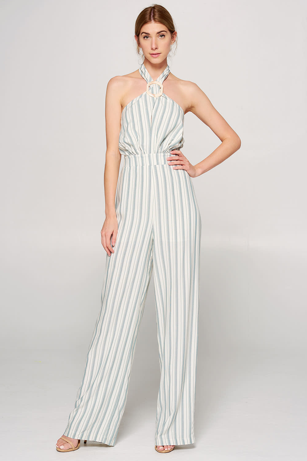 halter tie jumpsuit