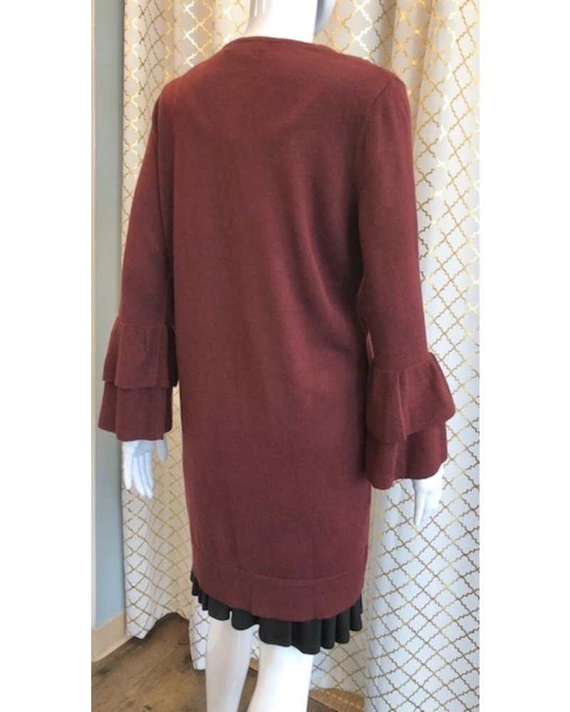 bell sleeve long cardigan