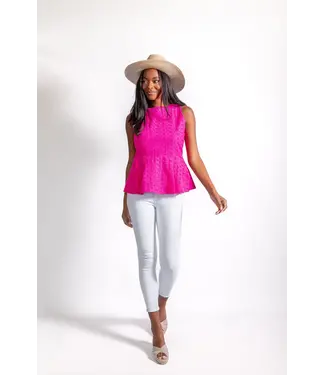 トップス Ameri PEPLUM BALLOON BACK OPEN VEST PEPLUM BALLOON BACK OPEN VEST