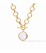 HONEYBEE STATEMENT NECKLACE IRIDESCENT CLEAR CRYSTAL