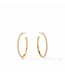 JULIET HOOP GOLD PEARL - MEDIUM