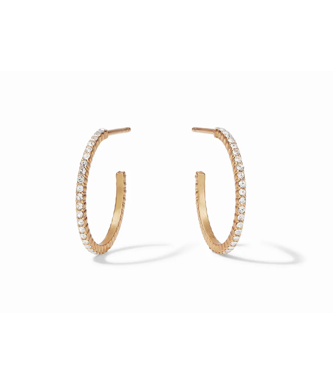 Julie Vos Windsor Hoop-Cubic Zirconia-S