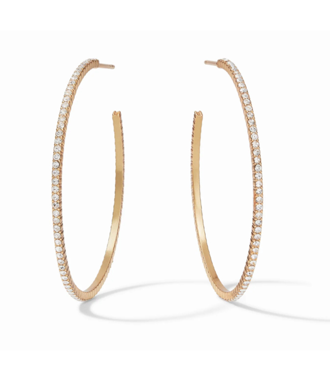 Julie Vos Windsor Hoop-Cubic Zirconia-L