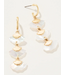 BUTTERCUP DANGLE EARRINGS MOTHER OF PEARL