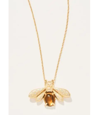 Spartina HONEY BEE SLIDE NECKLACE 28" BRONZE