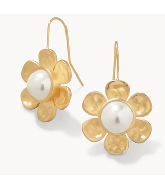 Spartina PRIMROSE DROP EARRINGS PEARL