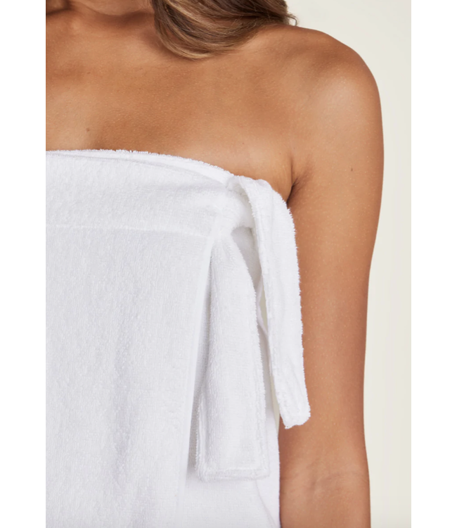 Barefoot Dreams TOWEL TERRY WRAP SEA SALT