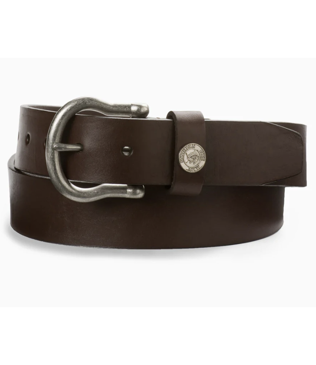 Southern Tide M LEATHER SHACKLE BELT