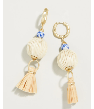 Spartina SUMMER HOUSE EARRINGS NATURAL/BLUE