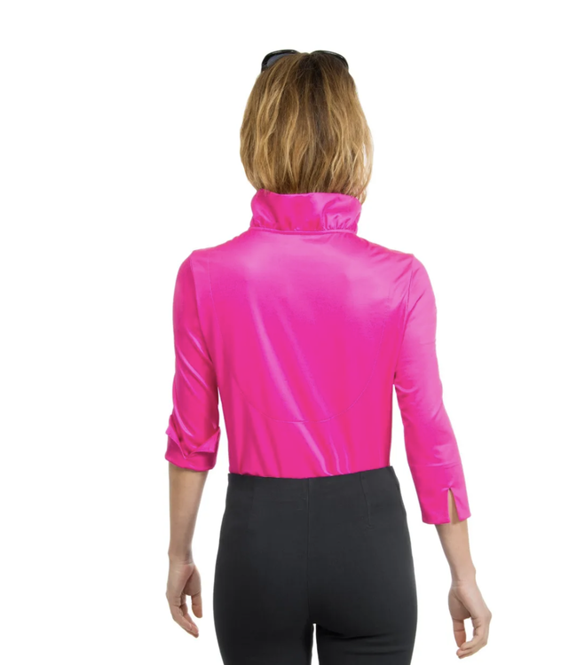 Gretchen Scott RUFFNECK 3/4 SLEEVE TOP