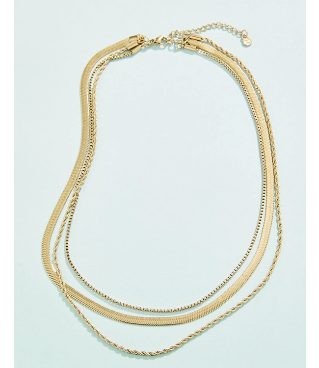 Spartina SP FOLLY FIELD LAYERED NECKLACE 18"