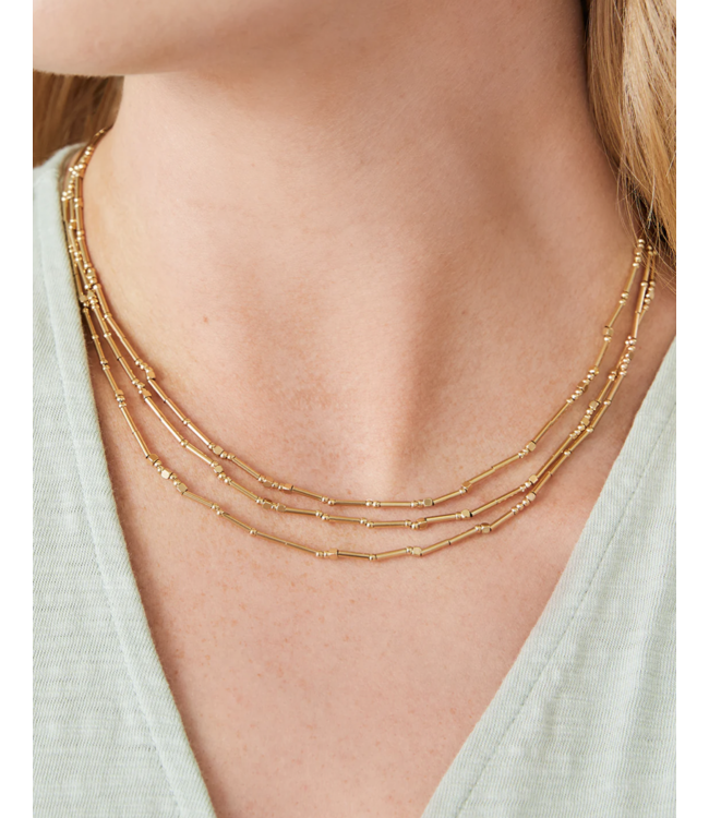 SP MERMAZING LAYERED NECKLACE 17"