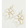 GRANNY FLOWER EARRINGS GOLD