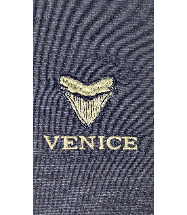 Southern Tide M SS brreeze Perf Heather Polo - Venice Logo +