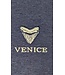 M SS brreeze Perf Heather Polo - Venice Logo +