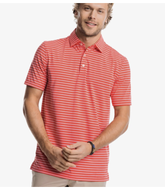 Southern Tide MSSBrrrCrawfordStripePerfPolo