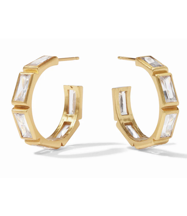 Julie Vos Antonia Hoop-Cubic Zirconia-M