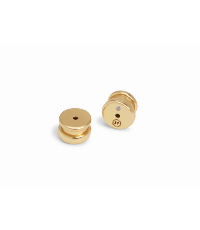 WINDSOR HOOP GOLD CRYSTAL MEDIUM