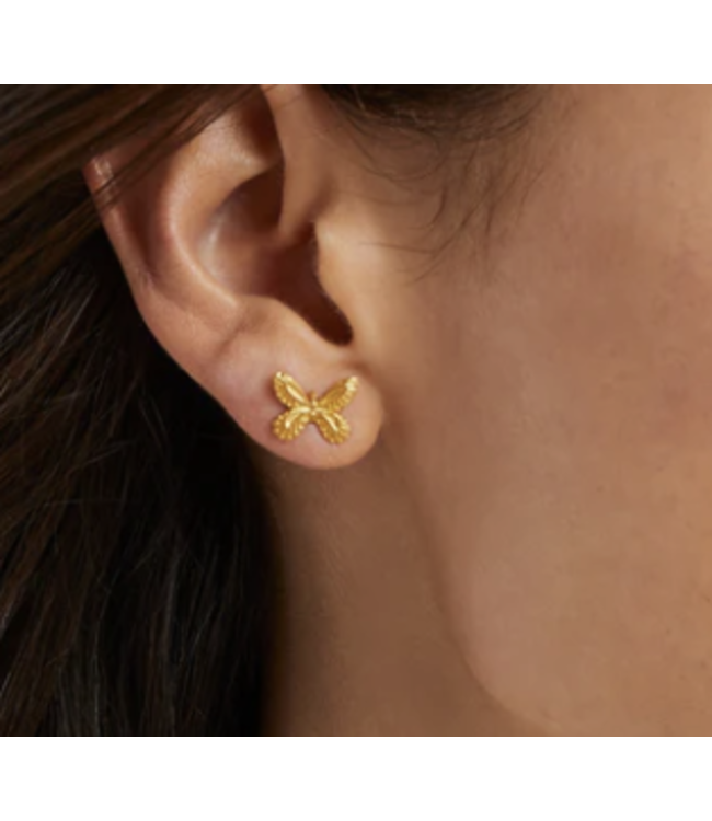 BUTTERFLY STUD EARRINGS