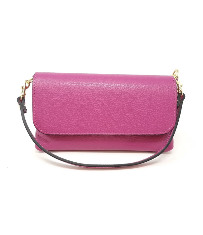 GF0603 LEATHER CROSSBODY CLUTCH