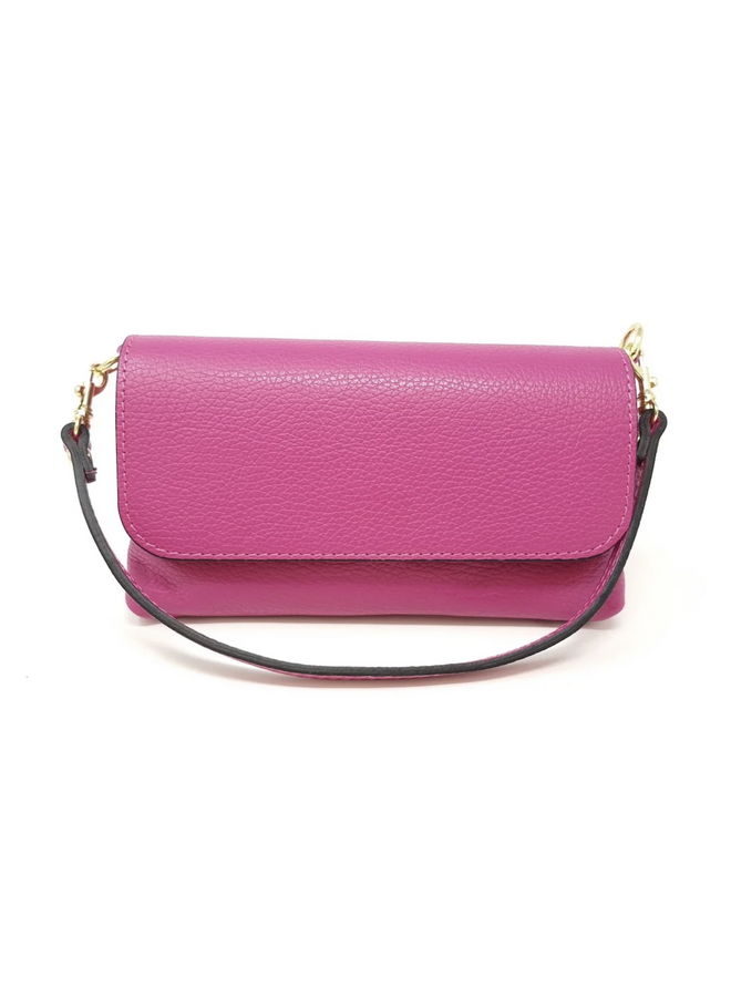 GF0603 LEATHER CROSSBODY CLUTCH