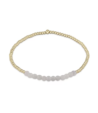 enewton Gold Bliss 2mm Bead Bracelet - Moonstone