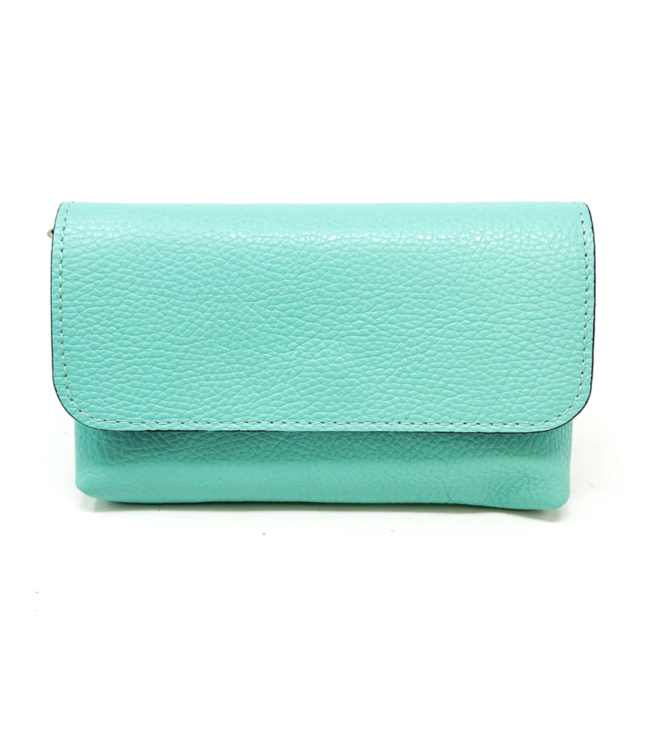 GF0603 LEATHER CROSSBODY CLUTCH
