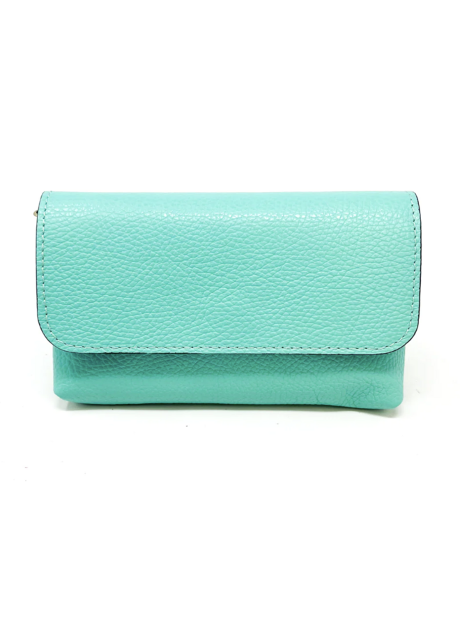 GF0603 LEATHER CROSSBODY CLUTCH
