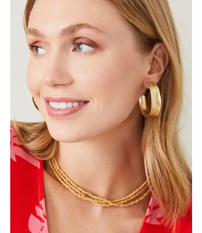 Spartina MIA BEADED NECKLACE 17" NATURAL