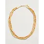 MIA BEADED NECKLACE 17" NATURAL