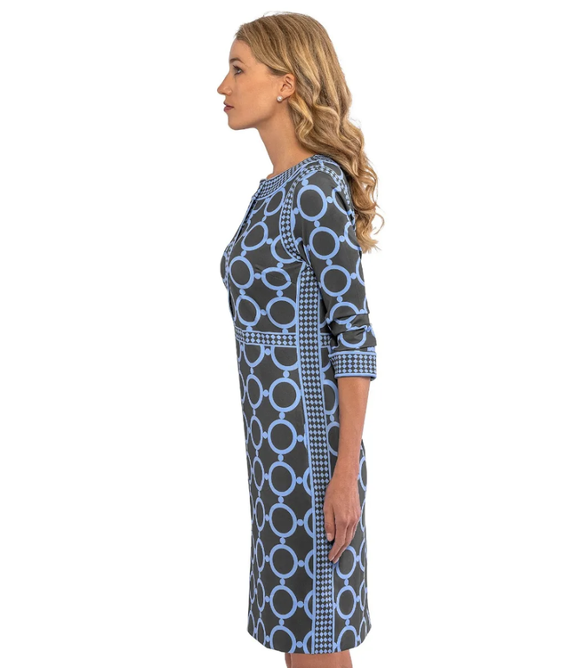 Gretchen Scott TRIMMED UP DRESS - DIP & DOT