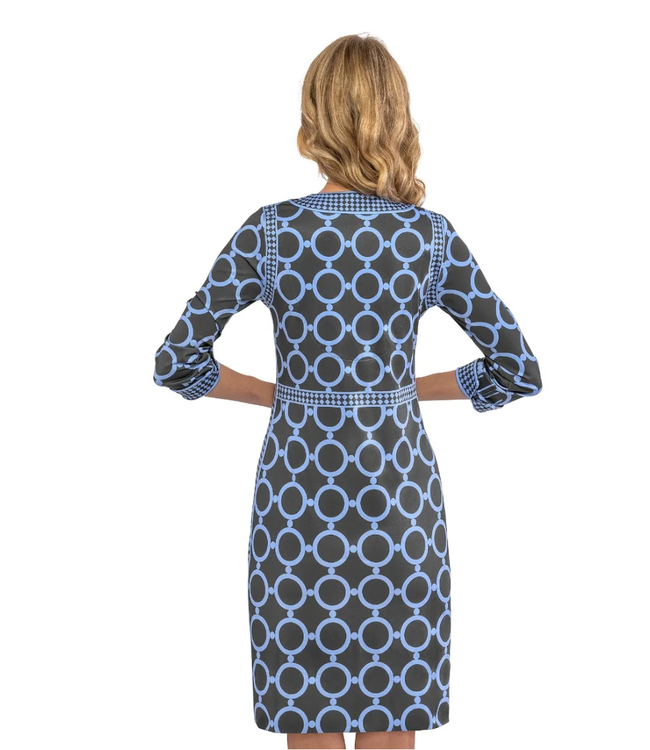 Gretchen Scott TRIMMED UP DRESS - DIP & DOT