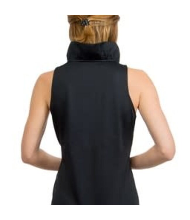 Jersey Sleeveless Ruffneck Top