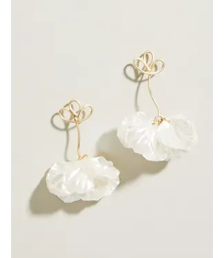 Spartina COROLLA STEM EARRINGS PEARL
