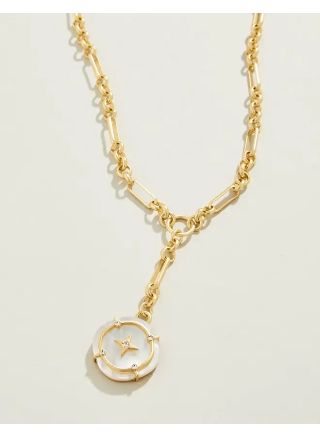 ORLA ROUND NECKLACE 18" MOTHER-OF-PEARL