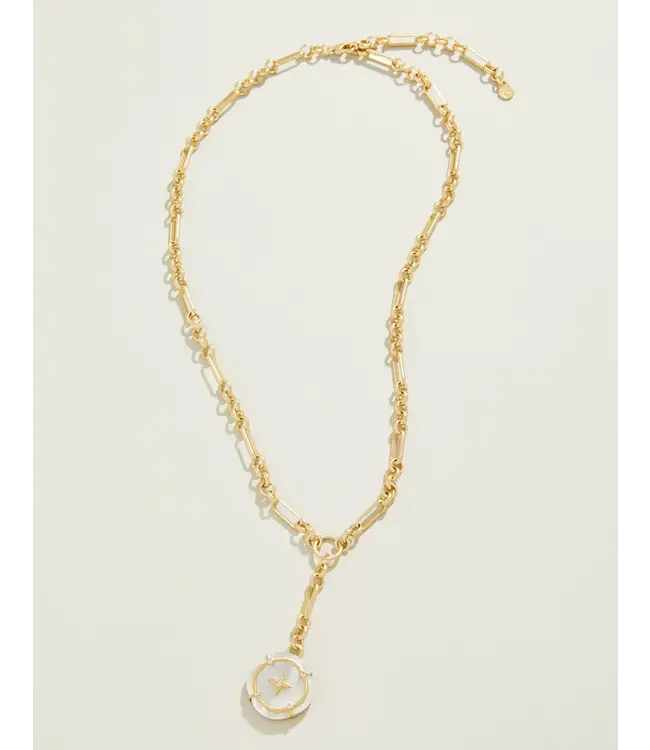 Spartina ORLA ROUND NECKLACE 18" MOTHER-OF-PEARL