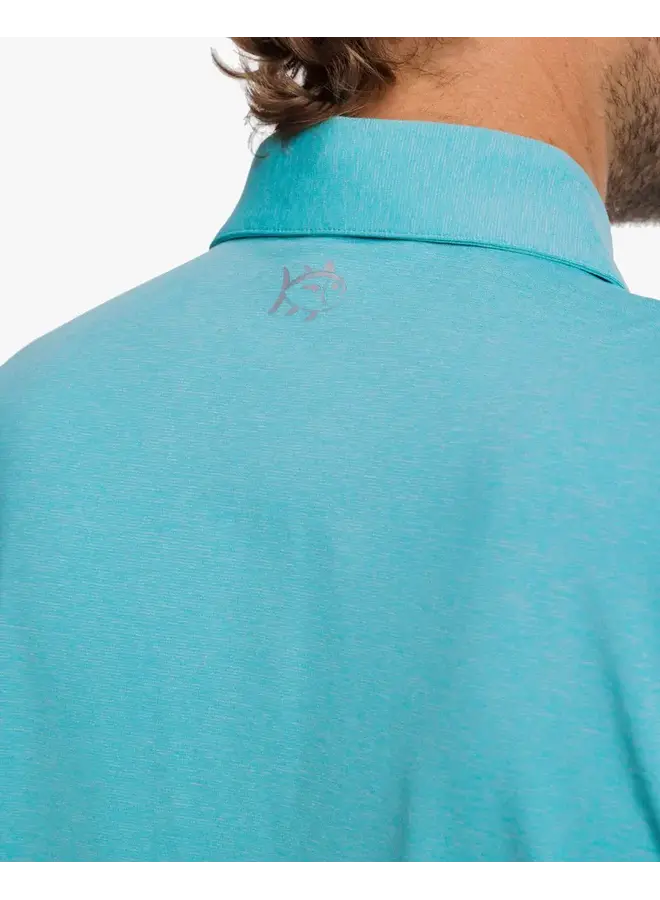 M SS brreeze Perf Heather Polo