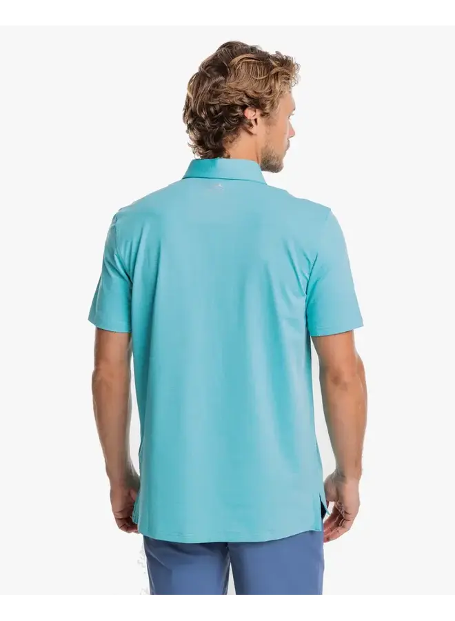 M SS brreeze Perf Heather Polo