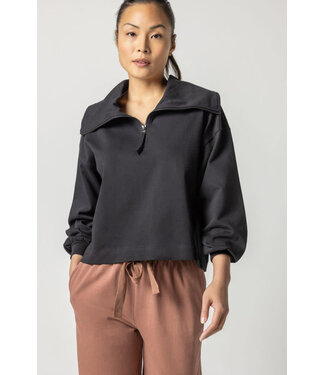 Lilla P FULL SLEEVE HALF ZIP