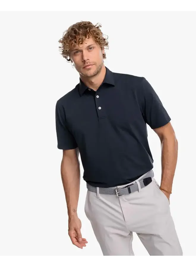 M SS brreeze Perf Heather Polo
