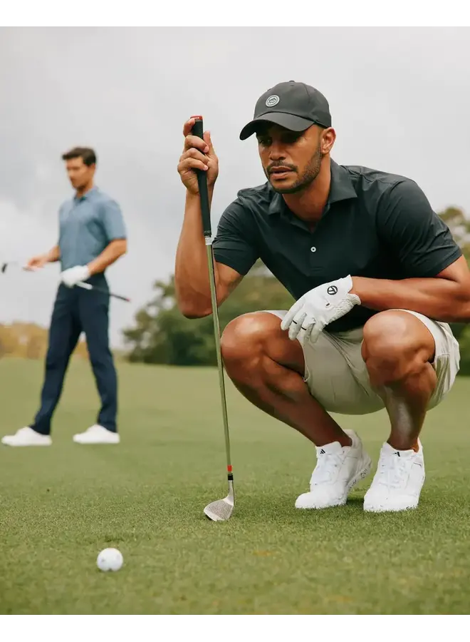 M SS brreeze Perf Heather Polo