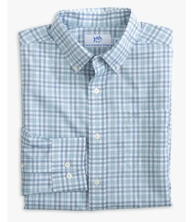 Southern Tide M LS BrrICHaywoodPlaidSprtshrt